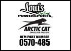 0570-485 Arctic Cat Kit Fuel Tank Assembly New Oem 884646743107