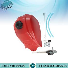 A-parts-a Apt138644 1985 1986 1987 For Honda Atc250sx Atc 250sx Plastic Fuel Tank And Gas Cap Red