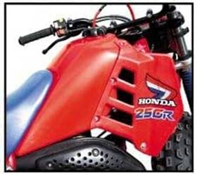Clarke Manufacturing 11454 Fuel Gas Tank Red For Honda Atc 250r 1985-1986 Stock Capacity 11464