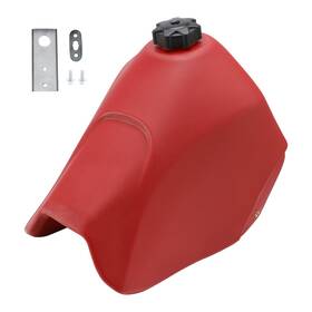 Madhornets M557-a022-red Oversized 3.2 Gallon Fuel Gas Tank Red For Kawasaki Klr250 Klr 250 1985-2005 04