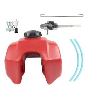 Munirater Aud100832d Atc250sx Atc 250sx 1985 1986 1987 For Honda Plastic Fuel Tank And Gas Cap Red