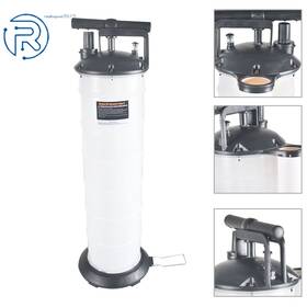 Netuera 310653 Manual 7 Liter Oil Fluid Changer Vacuum Extractor Pump Transfer Tank Remover