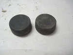 Yamaha Tri-moto YTM200ERN Oem Front Fuel Tank Rubbers N525 1985. Fixed Price $8.95.