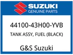 Suzuki Oem Part 44100-43H00-YVB Tank Assy, Fuel (black). Fixed Price $1123.54.