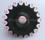 Drive Sprocket Pitch 428H 19 Teeth For Atvs TPATV06-150CC,TPATV07-150CC. Fixed Price $26.24.