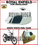Fits Royal Enfield Himalayan Petrol Gas Fuel Tank Snow White. Fixed Price $315.40.