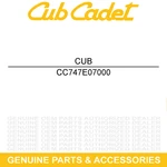 Cub Cadet 747E07000 Fuel Tank Retention Rod Challenger 4X4 400. Fixed Price $23.95.
