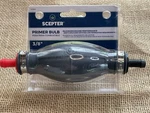 New Scepter Primer Bulb 3/8" High Flow Capacity Brand Fast Shipping. Fixed Price $15.97.