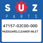 47157-02C00-000 Suzuki Mudguard,cleaner Inlet 4715702C00000, New Genuine Oem Par. Fixed Price $30.11.