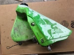 85 Kawasaki KX-125 Fuel Tank With Petcock And Cap, 51002-5006-6W. Fixed Price $99.00.