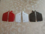 1983-1984 Honda Atc 250R Gas Tank Shrouds Scoops Pair In Red, Black Or White. Fixed Price $150.00.
