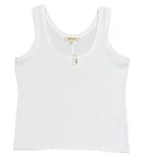 New Madewell Tank Top Womens Medium White Ribbed Regenerative Cotton Scoop Neck. Fixed Price $19.99.