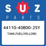 44110-40B00-25Y Suzuki Tank,fuel(yellow) 4411040B0025Y, New Genuine Oem Part. Fixed Price $488.65.