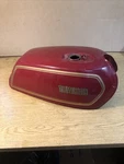 1977-78 Yamaha XS400 Fuel Petro Tank #1L9-24110-00-X3 Damaged Pinholes. Fixed Price $75.00.