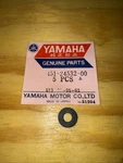 Nos 1974-75 Yamaha TY80 Gasket Nut # 451-24532-00. Fixed Price $12.99.