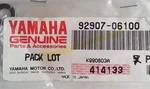 Qty 12 Nos New Oem Yamaha 6MM Spring Washer PW50 Yz Wr FJR1300 Atv 92907-06100. Fixed Price $24.99.