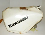 1985 1986 Kawasaki Klr 250 Fuel Tank White Oem# 51002-5155-F1. Fixed Price $109.99.