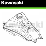 New 2008 2014 Genuine Kawasaki Kfx 450R Fuel Gas Tank 51001-0114. Fixed Price $235.24.