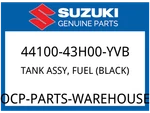 Suzuki Oem Part 44100-43H00-YVB Tank Assy, Fuel (black). Fixed Price $1059.94.