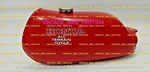 Honda 1978-1985 Model Red Painted Steel Fuel Petrol Tank + Cap. Fixed Price $350.00.