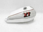 Fuel Petrol Gas Tank White Chrome Painted Steel For Yamaha XT500. Fixed Price $229.63.